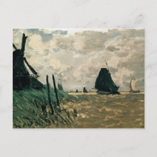 Een windmolen nabij Zaandam Briefkaart (Voorkant)