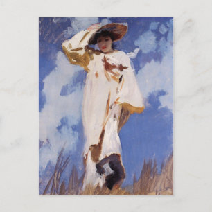 Een windvlaag van John Singer Sargent Briefkaart