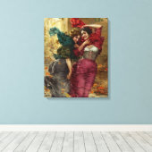 Een Windy Day door Gaetano Bellei Canvas Afdruk (Insitu (Houten vloer))