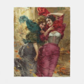 Een Windy Day door Gaetano Bellei Fleece Deken (Voorkant)