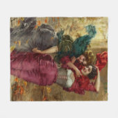 Een Windy Day door Gaetano Bellei Fleece Deken (Voorkant (Horizontaal))