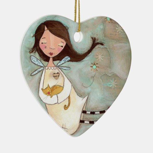 Een Wing en een Spint Keramisch Ornament (Rechts)