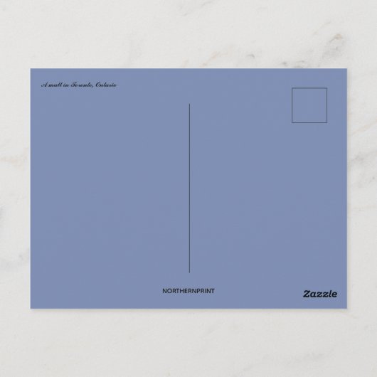 Een winkelcentrum in Toronto Ontario Canada Briefkaart (Achterkant)