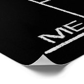 Een winnaar is mijn favoriete sportbeugel poster (Hoek)