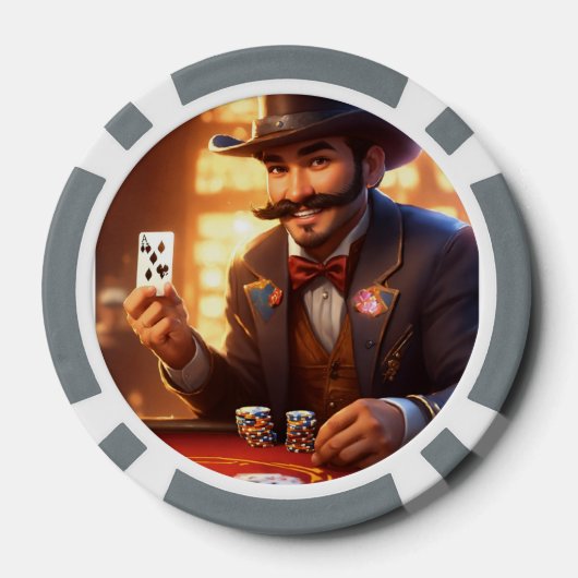 Een winnend handboek voor alle vaardigheidsniveaus poker chips (Achterkant)