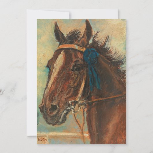 Een winnend paard | Ludwig Koch (Voorkant)