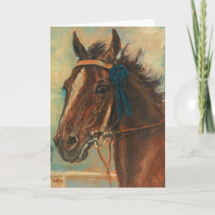 Een winnend paard   Ludwig Koch Kaart