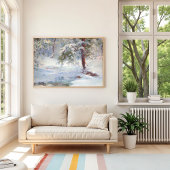 Een Winter Idyllische Poster