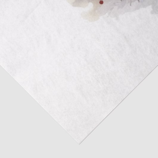 Een winter kardinaal serie ontwerp 3 tissuepapier (Detail)