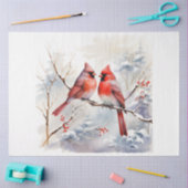 Een winter kardinaal serie ontwerp 4 tissuepapier (Craft)