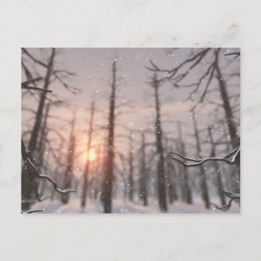 Een Winter Night's Dream Briefkaart (Voorkant)