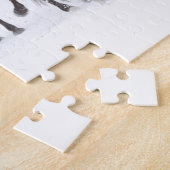 Een winter schilderachtig van hardlopen legpuzzel (Zijkant)