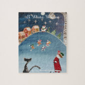 Een Winter Wonder Jigsaw puzzel (Verticaal)