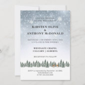 EEN WINTER WONDERLAND | Weddenschap Kaart (Voorkant)