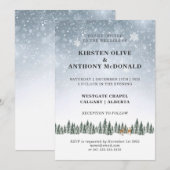 EEN WINTER WONDERLAND | Weddenschap Kaart (Voorkant / Achterkant)