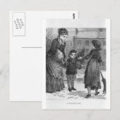 Een winterdag briefkaart (Voorkant / Achterkant)