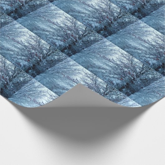 EEN WINTERDAG CADEAUPAPIER (Hoek)