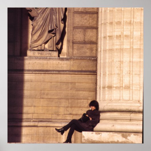 Een winterdag in het Opera House in Parijs Poster (Voorkant)