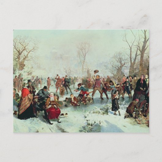 Een winterdag in St. James's Park Briefkaart (Voorkant)