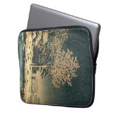 Een winterdag op de Sumida rivier in Japan Laptop Sleeve (Voorkant Links)