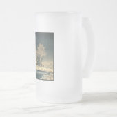 Een winterdag op de Sumida rivier in Japan Matglas Bierpul (Voorkant rechts)