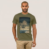 Een winterdag op de Sumida rivier in Japan T-shirt (Voorkant volledig)