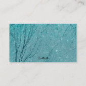 Een winterdroom visitekaartje (Achterkant)