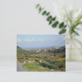 Een Winterloop op Kreta Briefkaart (Staand voorkant)
