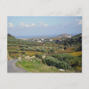 Een Winterloop op Kreta Briefkaart