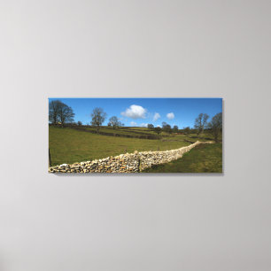 Een wintermuur canvas afdruk