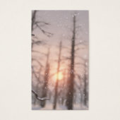 Een Winternacht Droom Bladwijzer Visitekaartjes (Voorkant)