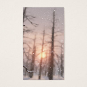 Een Winternacht Droom Bladwijzer Visitekaartjes