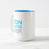 Een winternacht tweekleurige koffiemok (Voorkant links)