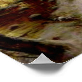 Een winterochtend, beroemd schilderij, poster (Hoek)