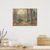 Een winterochtend - James T. Watts Fine Art Poster (Keuken)