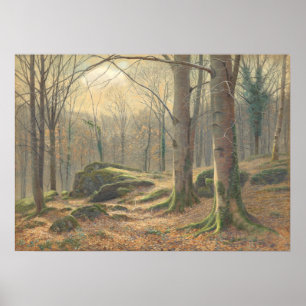 Een winterochtend - James T. Watts Fine Art Poster