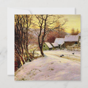 Een winterochtend, mooi kunstschilderij