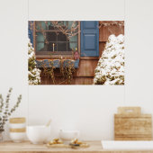 Een winterochtend poster (Keuken)