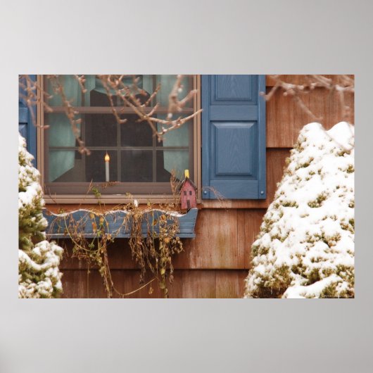 Een winterochtend poster (Voorkant)