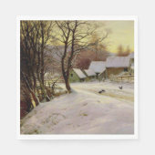 Een winterochtend servet (Voorkant)