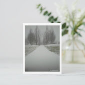 Een winterpad.... briefkaart (Staand voorkant)