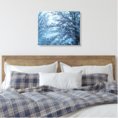Een WINTERS DAY-canvas Canvas Afdruk (Insitu (Slaapkamer))