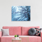 Een WINTERS DAY-canvas Canvas Afdruk (Insitu (Woonkamer))
