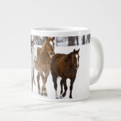 Een winters landschap van hardlopen grote koffiekop (Voorkant rechts)