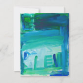 Een winterscène van Levi Feestdagenkaart (Voorkant)