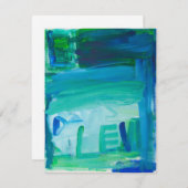 Een winterscène van Levi Feestdagenkaart (Voorkant / Achterkant)