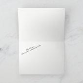 Een winterscène voor Kerstmis 1 Feestdagen Kaart (Binnen)