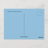 Een winterse scène uit New Brunswick, Canada Briefkaart (Achterkant)