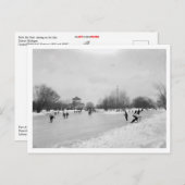 Een wintersport briefkaart (Voorkant / Achterkant)