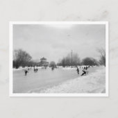 Een wintersport briefkaart (Voorkant)